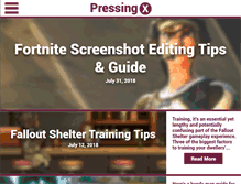 Tablet Screenshot of pressingx.com